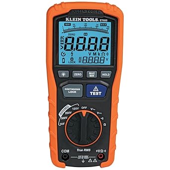 Klein Tools ET600 Megohmmeter Insulation Tester