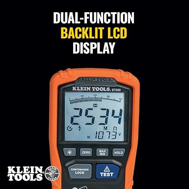 Klein Tools ET600 Megohmmeter Insulation Tester