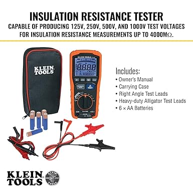 Klein Tools ET600 Megohmmeter Insulation Tester